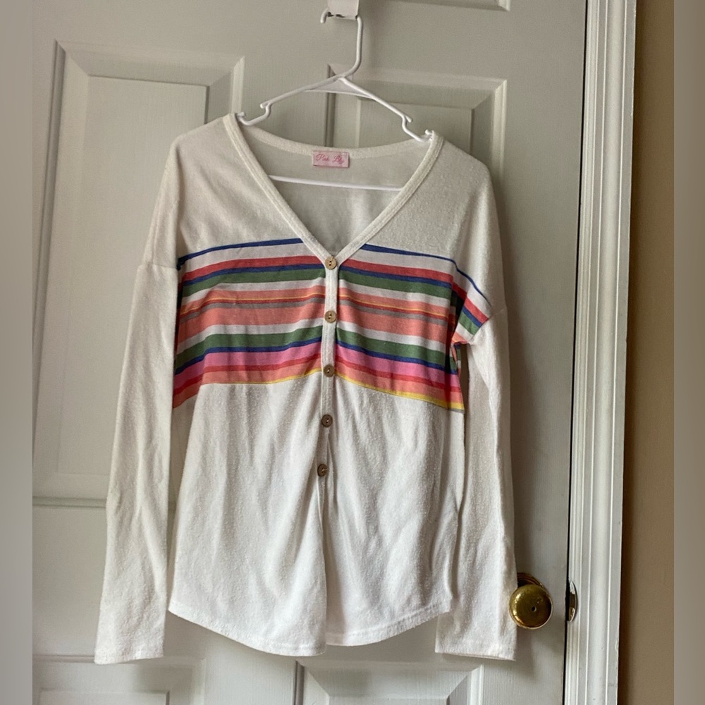 Pink lily top